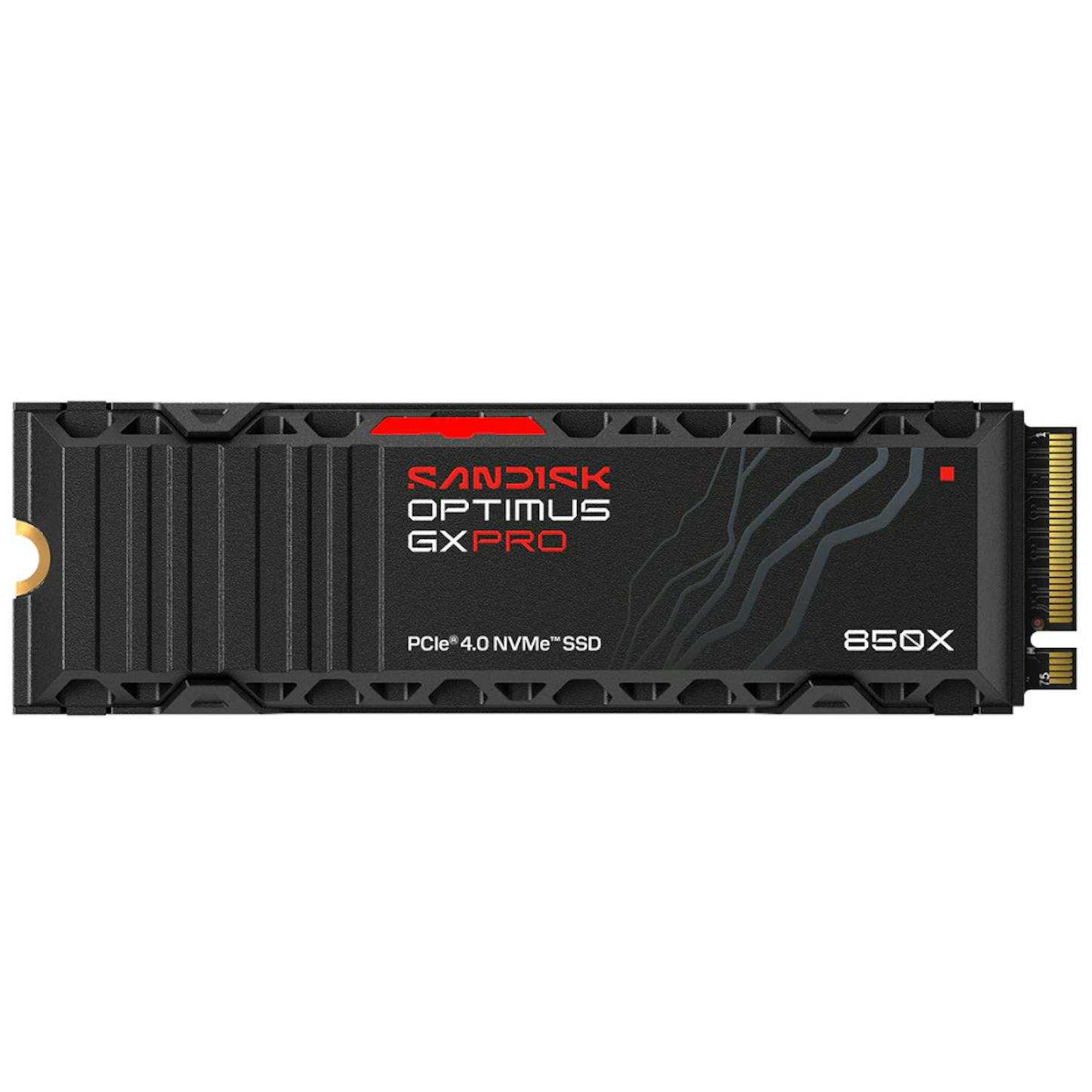 SANDISK Optimus GX Pro 850X 2TB SSD NVME M.2 2280 PCIe 4.0 Solid State Drive With Heatsink