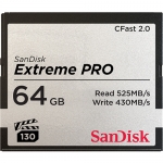 SanDisk 64GB Extreme Pro CFast 2.0 Card VPG130 525MB/s R, 450MB/s W