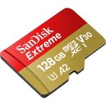 SanDisk 128GB Extreme Action Cam Micro SD (SDXC) Card U3, V30, A2, 160MB/s R, 90MB/s W