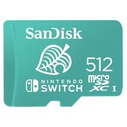 SanDisk 512GB Nintendo Switch Micro SD (SDXC) Card U3, V30, A1, 100MB/s R, 90MB/s W