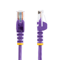 StarTech.com Cat5e Ethernet Patch Cable with Snagless RJ45 Connectors - 10 m, Purple