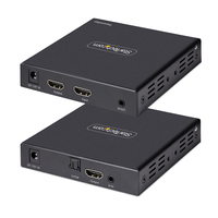 StarTech.com 4K70IC-EXTEND-HDMI AV extender AV transmitter & receiver Black
