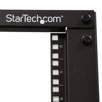 StarTech.com 4-Post 42U Mobile Open Frame Server Rack, Four Post 19