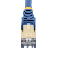 StarTech.com 1.5 m CAT6a Patch Cable - Shielded (STP) - 100% Copper Wire - Snagless Connector - Blue