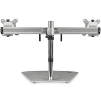 StarTech.com Dual Monitor Stand - Ergonomic Free Standing Dual Monitor Desktop Stand for two 24