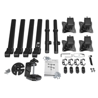 StarTech.com Desk Mount Quad Monitor Arm - Ergonomic VESA 4 Monitor Mount 2x2 up to 27