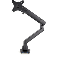 StarTech.com Desk Mount Monitor Arm with 2x USB 3.0 ports - Slim Full Motion Adjustable Single Monitor VESA Mount up to 8kg Display - Ergonomic Articulating Arm - Desk Clamp/Grommet