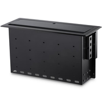 StarTech.com Dual-Module Conference Table Connectivity Box with Cable Organizer
