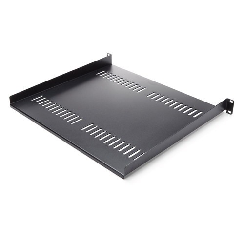 StarTech.com 1U Server Rack Shelf - Universal Vented Rack Mount Cantilever Tray for 19