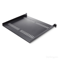 StarTech.com 1U Server Rack Shelf - Universal Vented Rack Mount Cantilever Tray for 19