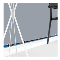 StarTech.com 100 Pack Cable Tie Mounts with Adhesive Tape for 0.21 in. (5.5 mm) Wide Ties - Nylon/Plastic Zip Tie Mounts - Electrical/Network Cable Wrap Mounts / 94V-2 Fire & UL Rated TAA