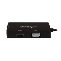 StarTech.com USB-C Multiport Video Adapter - 3-in-1 - 4K 30Hz - Black