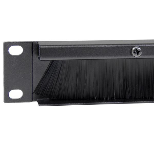 StarTech.com 1U Brush Strip Horizontal Server Rack Cable Management ...