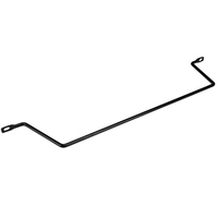 StarTech.com Horizontal Cable Lacing Bars with 4 in. Offset for Racks - 10 Pack