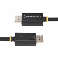 StarTech.com 1m DisplayPort 2.1 Cable, VESA Certified DP40 DisplayPort Cable w/UHBR10/HDR/HDCP 2.2, 8K 60Hz/4K 144Hz w/DSC 1.2a, 40Gbps, DP 2.1 Cable, UHD Monitor Cord, M/M