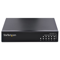 StarTech.com Unmanaged 2.5G Switch - 5 Port Gigabit Switch - 2.5GBASE-T Unmanaged Ethernet Switch - Ethernet Splitter - Din Rail or Wall Mount - Multi-Gigabit - Auto-MDIX - 9K Jumbo