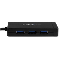 StarTech.com 3-Port USB 3.0 Hub plus Gigabit Ethernet - USB-C - Includes Power Adapter~3-Port USB-C Hub with Gigabit Ethernet - USB-C to 3x USB-A - USB 3.0 (5Gbps) - Includes Power Adapter