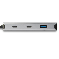 StarTech.com 4 Port USB C Hub w/ 2x USB A & 2x USB C - SuperSpeed 10Gbps USB Type-C 3.1/3.2 Gen 2 Hub - USB Bus Powered - Portable USB-C to USB Adapter Hub - Aluminum - 25cm(9.8