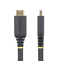 StarTech.com 35ft (10.6m) Active High Speed HDMI Cable with Gripping Connectors, 4K 60Hz/1440p 144Hz, HDR10/HDCP 2.2/ARC, 18Gbps, UHD HDMI 2.0 Cord for TV/Monitor/Display, TPE Jacket
