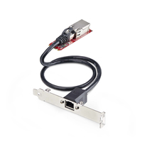 StarTech.com 1-Port 2.5GbE M.2 2280 Network Card, Multi-Gigabit Speeds (2.5G/1G/100M/10M), NBASE-T (802.3bz) NIC, M.2 B+M Key, PCIe Ethernet Interface, For SFF/Desktop PCs