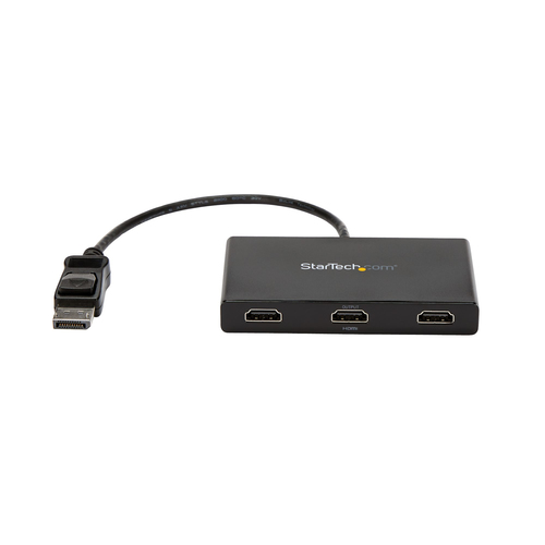 StarTech.com 3-Port Multi Monitor Adapter - DisplayPort 1.2 to 3x HDMI ...