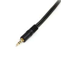 StarTech.com 6in Stereo Splitter Cable - 3.5mm Male to 2x 3.5mm Female