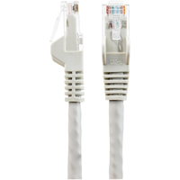 StarTech.com 15m CAT6 Ethernet Cable - LSZH (Low Smoke Zero Halogen) - 10 Gigabit 650MHz 100W PoE RJ45 10GbE UTP Network Patch Cord Snagless with Strain Relief - Grey, CAT 6, ETL Verified, 24AWG