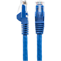StarTech.com 5m CAT6 Ethernet Cable - LSZH (Low Smoke Zero Halogen) - 10 Gigabit 650MHz 100W PoE RJ45 10GbE UTP Network Patch Cord Snagless with Strain Relief - Blue, CAT 6, ETL Verified, 24AWG
