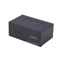 StarTech.com P2ADDH462-KVM-SWITCH KVM switch Black