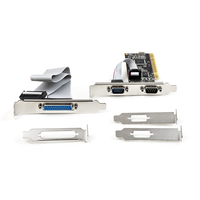 StarTech.com PCI Serial Parallel Combo Card with Dual Serial RS232 Ports (DB9) & 1x Parallel LPT Port (DB25) - PCI Combo Adapter Card - PCI Expansion Card Controller - PCI to Printer Card