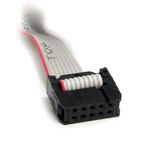 StarTech.com 16in 9 Pin Serial Male to 10 Pin Motherboard Header Panel ...