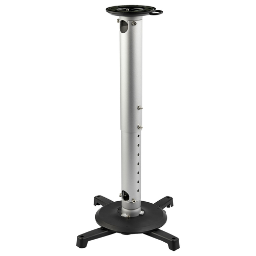 StarTech.com Universal Ceiling Projector Mount - Heavy Duty Height Adjustable/Extendable Pole Mount 5-22.7