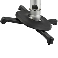 StarTech.com Universal Ceiling Projector Mount - Heavy Duty Height Adjustable/Extendable Pole Mount 5-22.7