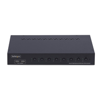 StarTech.com 8-Port DisplayPort KVM Switch with 1U Rack Mount Kit, 4K 60Hz DP 1.2, Push-Button & Hotkey Switching, 4-Port USB Hub, OS Independent, TAA Compliant