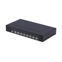 StarTech.com 8-Port HDMI KVM Switch with 1U Rack Mount Kit, 4K 60Hz HDMI 2.0, Push-Button & Hotkey Switching, 4-Port USB Hub, OS Independent, TAA Compliant
