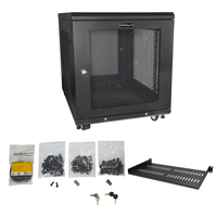 StarTech.com 19in 12U Server Rack Cabinet - 4-Post Adjustable Depth (2