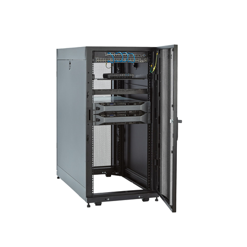 StarTech.com 25U Server Rack Cabinet - 4 Post Adjustable Depth 7-35 ...