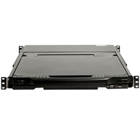StarTech.com Dual Rail Rackmount KVM Console HD 1080p - Single Port DVI/VGA KVM w/17