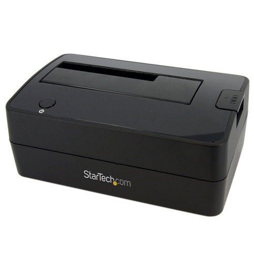 StarTech.com Single Bay USB 3.0 to SATA Hard Drive Docking Station, USB 3.0 (5 Gbps) Hard Drive Dock, External 2.5/3.5