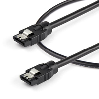 StarTech.com 0.3 m Round SATA Cable