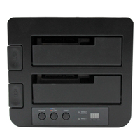 StarTech.com Dual Bay Hard Drive Duplicator, Standalone USB 3.0 (5 Gbps) / eSATA to 2.5/3.5