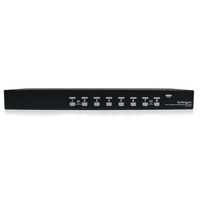 StarTech.com 8 Port 1U Rackmount USB KVM Switch with OSD