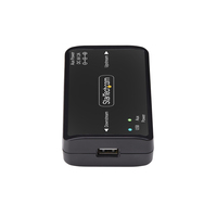 StarTech.com USB Galvanic Isolator, Up To 6KV, Electrical Noise Isolator, IP40, DIN Rail Mount, Isolated Power Filter, USB 2.0/1.1, 5V/250mA, Plug-and-Play, TAA