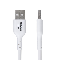 StarTech.com 3m (9.8ft) USB-A to USB-C Charging Cable, Charge & Sync, 3A, USB 2.0, TPE Jacket - White USB Charging Cord