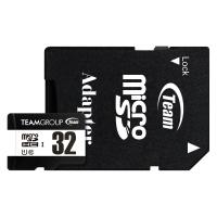 Team Group 32GB Micro SDHC UHS-I U1 C10 Memory Card with Adapter