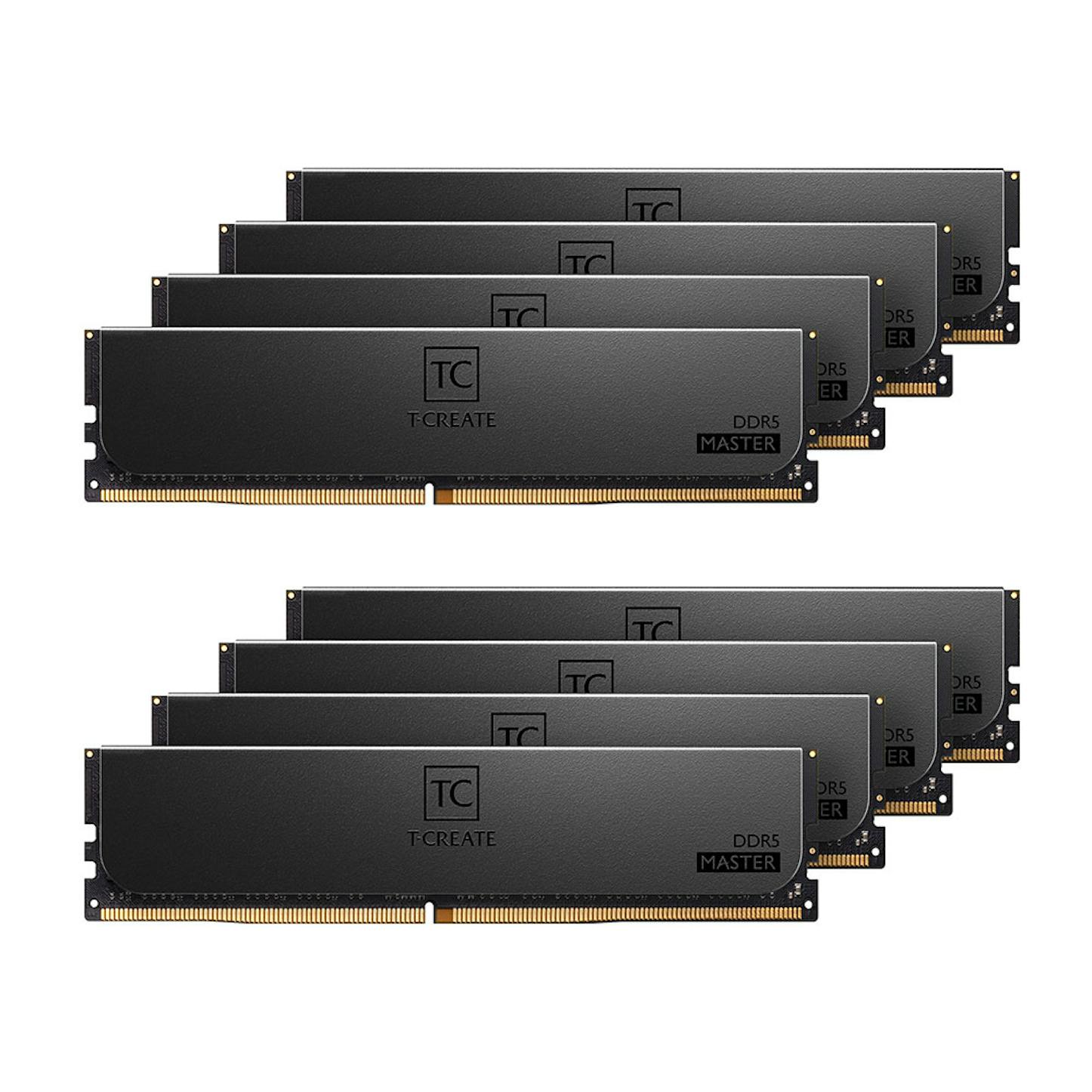 TeamGroup T-Create Master 128GB (8X16GB) DDR5 C34 6800MHz Octa Channel Kit