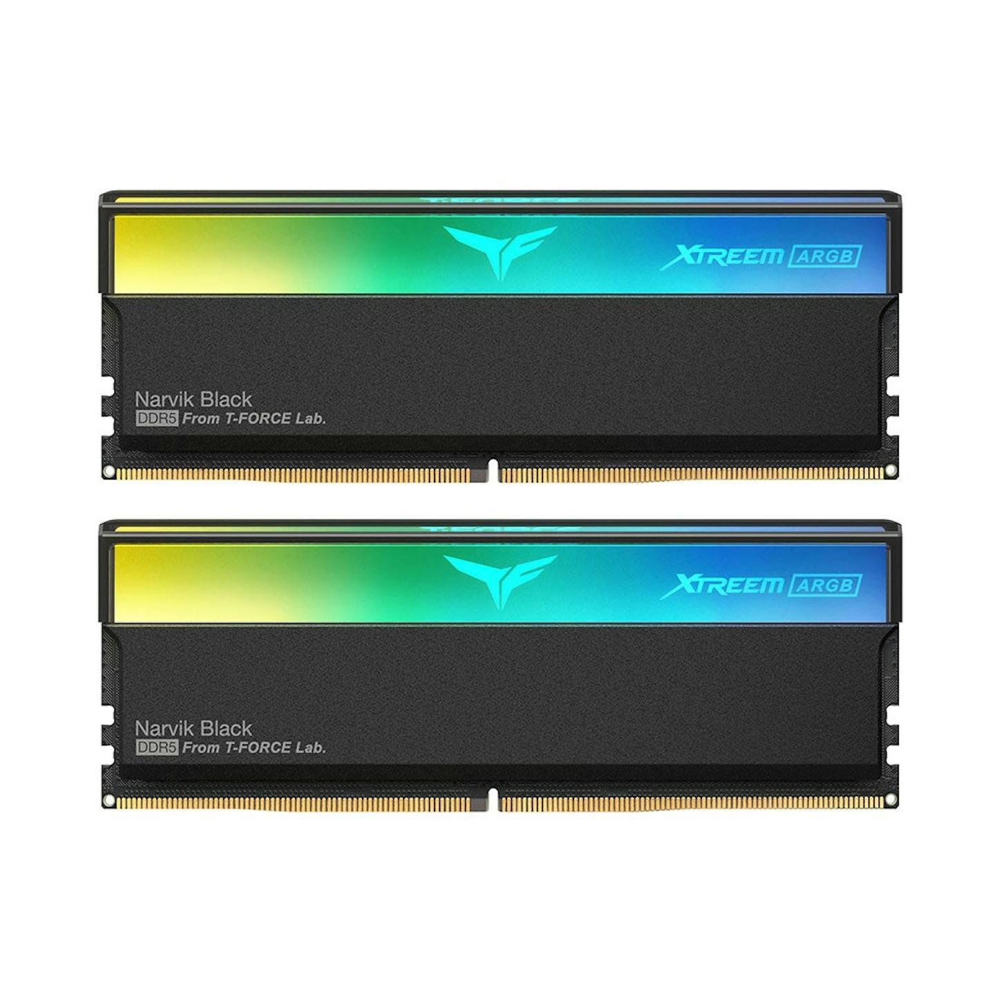 TeamGroup Xtreem ARGB 48GB (2X24GB) DDR5 C34 7200MHz Dual Channel Kit - Black