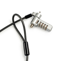 Techair Classic essential Standard, Nano & Wedge universal cable lock Silver