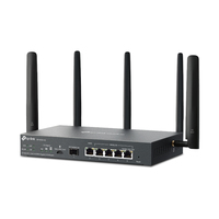 TP-Link ER706W-4G wireless router Gigabit Ethernet Dual-band (2.4 GHz / 5 GHz) Black