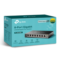 TP-Link TL-SG108E network switch Managed L2 Gigabit Ethernet (10/100/1000) Black